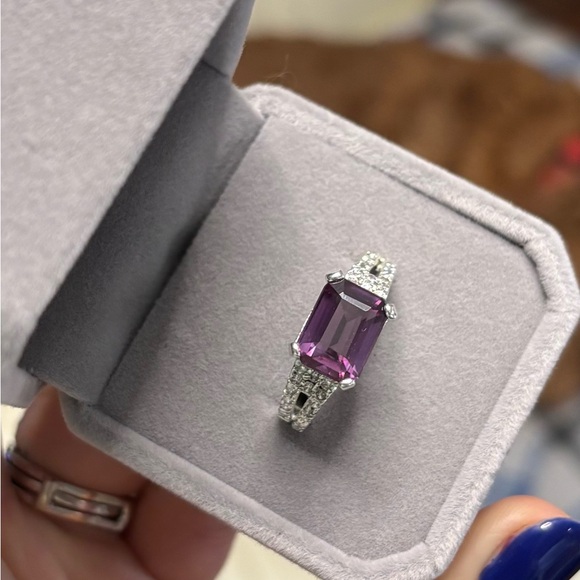 Natural Alexandrite 6.99ct AGI certified Ring Sz 9 in 925 Sterling Silver - Picture 7 of 13